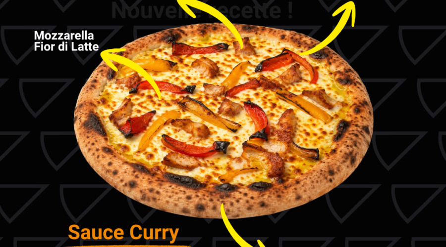 instant pizz poulet curry