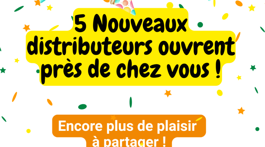 Nouveaux distributeurs Instant PIzz